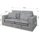 Ropez Svetlo siva sedežna garnitura 196 cm Nora – | Shoptok.si