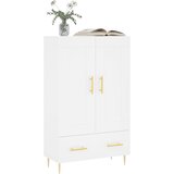  Visoka komoda bijela 69,5 x 31 x 115 cm od konstruiranog drva | shoptok.hr