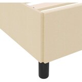  Postelja z vzmetnico Krema in črna 80 x 200 cm | Shoptok.si