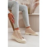 Big Star Women's high-ankle sneakers Big Star Beige | shoptok.hr