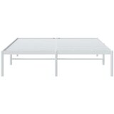 Metalni okvir za krevet bijeli 140 x 200 cm | shoptok.hr