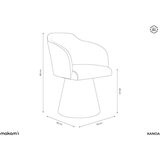 Makamii Blagovaonske stolice u boji senfa Kanoa - | shoptok.hr