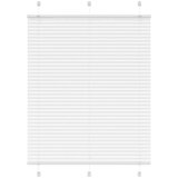 vidaXL Plisirana žaluzija Bela 110x150 cm Širina tkanine 109,4 cm | Shoptok.si