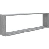  Kockaste zidne police 4 kom boja hrasta 100 x 15 x 30 cm drvene | shoptok.hr