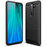  Gumijasti / gel etui Carbon za Xiaomi Redmi Note 8 Pro - črni Cene