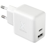 Xtorm stenski polnilec XA2030, GaN, 2 vhoda, USB-C PD 30W, USB-A QC 3.0 | Shoptok.si