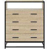 vidaXL Ormar s ladicama sonoma hrast 70x41x83,5 cm izrađeno drvo | shoptok.hr