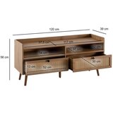 MID.YOU Nizka Omarica Sonoma, Barva Hrasta | Shoptok.si