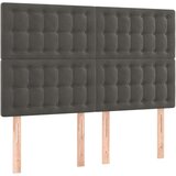  Box spring posteljni z vzmetnico temno siv 140x190 cm žamet, (20900811) | Shoptok.si