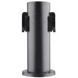 solight PG10B - Spoljni stub sa 2 utičnice, 230 V, IP44, crne boje, okrugao | Eponuda.com