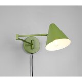  Zelena zidna lampa sa savitljivom konstrukcijom s utikačem ø 15 cm Cosima – | shoptok.hr