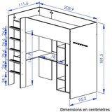 Mömax Igralna Postelja Matis, Bela, Barva Kostanja, 90x200 Cm | Shoptok.si