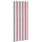 vidaXL Zavjesa protiv insekata Chenille Srebrno siva i ružičasta - Srebrno siva i ružičasta (dvostripa) 90 x 220 cm | shoptok.hr