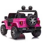  Licenciran avto na akumulator Jeep Rubicon DK-JWR555 - roza | Shoptok.si