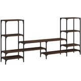 Maison Chic TV omarica - TV stojalo - Televizijska omarica rjavi hrast 206,5x28,5x95 cm inženirski les, (21700212) Cene