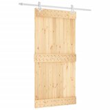 vidaXL Klizna vrata s priborom za montažu 100x210 cm masivna borovina | shoptok.hr