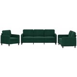  3-dijelni set sofa tamnozeleni baršunasti | shoptok.hr