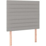  Za krevet s uzglavljem svjetlosivi 90x190 cm od tkanine | shoptok.hr