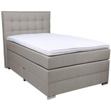 Boxxx BOXSPRING POSTELJA 120 cm x 200 cm , tekstil siva Cene