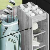 Golf ormar s kotačem Jednobojno Siva Sonoma 120 x 45 x 98 cm | shoptok.hr