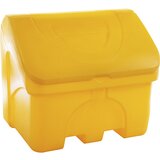 eurokraft basic Zaboj za skladiščenje in posipni material, prostornina 400 l, rumene barve | Shoptok.si