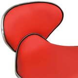 vidaXL Pisarniški stol rdeče umetno usnje | Shoptok.si