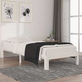  Okvir za krevet od masivne borovine bijeli 90 x 200 cm | shoptok.hr