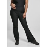 Urban Classics Women's high-waisted leggings with ribbed fit black | shoptok.hr