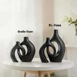 SUKIYPO 2x keramična dekorativna vaza z odprtino | Shoptok.si