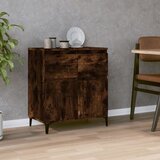  Komoda boja dimljenog hrasta 60 x 35 x 70 cm konstruirano drvo Cijene