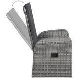  3-dijelni vrtni blagovaonski set s jastucima sivi | Eponuda.com