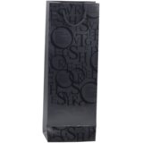  Wine Bottle Gift Bag Pattern With Inscriptions 35 x 12 x 9 cm | shoptok.hr