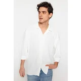 Trendyol Shirt - White - Oversize