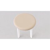  Tabure KUBE prečnik 36 cm beli/bež | Eponuda.com