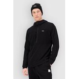 Mons Royale Offgrid Merino 1/2 Half-Zip Pulover iz flisa black Cene