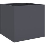 Maison Chic Cvetlično korito - Cvetlični Lonec antracit 42x40x39 cm jeklo, (21790151) | Shoptok.si