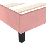  Za krevet s oprugama ružičasti 120 x 200 cm baršunasti | shoptok.hr