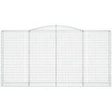  Lučne gabionske košare 15kom 400x50x200/220cm pocinčano željezo | shoptok.hr