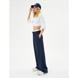 Koton Double Waist Detailed Palazzo Trousers With Pockets Viscose Fabric Blended | shoptok.hr