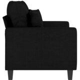  Dvosjed od tkanine crni 120 cm | shoptok.hr