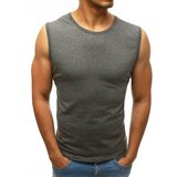 DStreet Tank top męski bez nadruku antracytowy | Shoptok.si