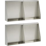  Zid za zadržavanje 4 kom. 40 x 12 x 40 cm Nehrđajući čelik | shoptok.hr