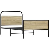  Posteljni okvir brez vzmetnice 100x190 cm sonoma hrast inž. les, (21609563) | Shoptok.si