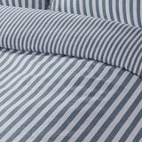 Catherine Lansfield Plava flanelska posteljina za krevet za jednu osobu 135x200 cm Stripe – | shoptok.hr