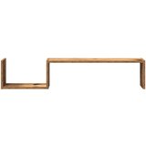 vidaXL Stenske police 2 kosa starega lesa 100x15x20 cm inženirski les | Shoptok.si