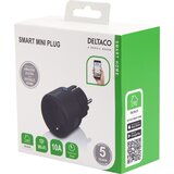 Deltaco pametna vtičnica smart home, led indikator, wifi 2.4GHz, nadzor energije, 1xCEE 7/3, 15A, časovnik - SH-P01M-B | Shoptok.si