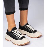 Gemre Black sneakers with thick soles Salsana | shoptok.hr