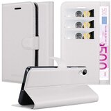 Cadorabo HTC Desire 10 LIFESTYLE/Desire 825 v snežno bela - Zaščitni ovitek z magnetnim zapiranjem, stoječo funkcijo in režo za kartice, (20551143) | Shoptok.si