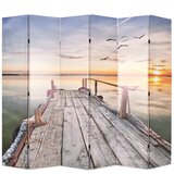 Furnova Zložljiv paravan 228x170 cm jezero, (21929974) | Shoptok.si
