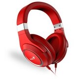 Genius HS-610 slušalke z mikrofonom, rdeče Cene